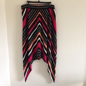 💓NWOT💓Faded Glory Chevron Handkerchief Dress